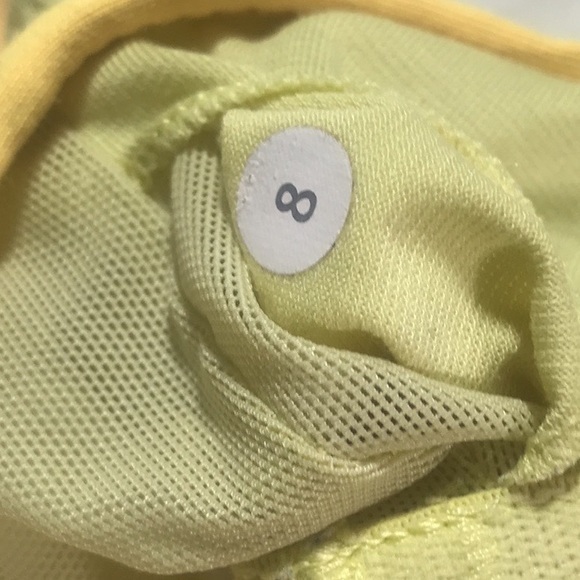 Lululemon Surya Strappy Tank Mellow Lemon / Burning Yellow - Picture 9 of 9